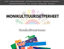 Tablet Screenshot of monikulttuurisetperheet.net